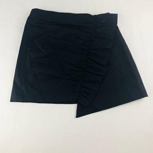 Zara Basic mini skirt asymmetrical hem